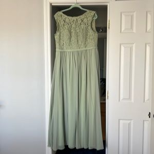 FINAL WEEK —Azazie Ardan Dusty Sage Size 12